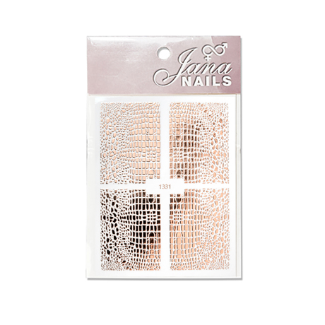 NAIL STICKERS -ANIMAL PRINT No1 rose gold - Jana Nails BiH